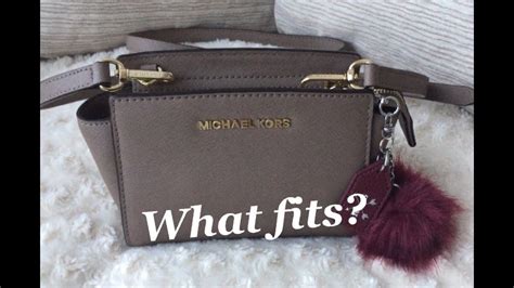 what fits in michael kors selma mini